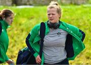 1 April 2023; Dannah O'Brien of Ireland arrives before the TikTok Women's Six Nations Rugby Championship match between Ireland and France at Musgrave Park in Cork. Photo by Brendan Moran/Sportsfile