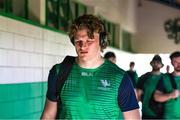 1 April 2023; Cian Prendergast of Connacht arrives to the stadium before the Challenge Cup Round of 16 match between Benetton and Connacht at Stadio Monigo in Treviso, Italy. Photo by Roberto Bregani/Sportsfile