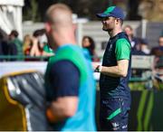 1 April 2023; Connacht head coach Pete Wilkins during the warm up before the Challenge Cup Round of 16 match between Benetton and Connacht at Stadio Monigo in Treviso, Italy. Photo by Roberto Bregani/Sportsfile