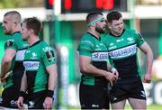 1 April 2023; Connacht players look dejected after the Challenge Cup Round of 16 match between Benetton and Connacht at Stadio Monigo in Treviso, Italy. Photo by Roberto Bregani/Sportsfile