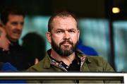 1 April 2023; Ireland head coach Andy Farrell before the Heineken Champions Cup Round of 16 match between Leinster and Ulster at Aviva Stadium in Dublin. Photo by Sam Barnes/Sportsfile