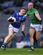 1 April 2023; Paddy Lynch of Cavan in action against Ché Cullen of Fermanagh during the Allianz Football League Division 3 Final match between Cavan and Fermanagh at Croke Park in Dublin. Photo by Piaras Ó Mídheach/Sportsfile