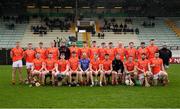 1 April 2023; The Armagh squad before the Allianz Hurling League Division 3A Final match between Roscommon and Armagh at Páirc Tailteann in Navan, Meath. Photo by Michael P Ryan/Sportsfile