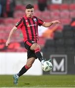 1 April 2023; Joshua Giurgi of Longford Town in action during the SSE Airtricity Men's First Division match between Longford Town and Kerry at Bishopsgate in Longford. Photo by Stephen Marken/Sportsfile