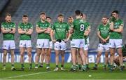 1 April 2023; Fermanagh players after their side's defeat in the Allianz Football League Division 3 Final match between Cavan and Fermanagh at Croke Park in Dublin. Photo by Piaras Ó Mídheach/Sportsfile