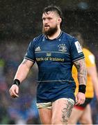 1 April 2023; Andrew Porter of Leinster during the Heineken Champions Cup Round of 16 match between Leinster and Ulster at Aviva Stadium in Dublin. Photo by Ramsey Cardy/Sportsfile