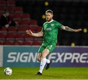 1 April 2023; Shane Guthrie of Kerry FC in action during the SSE Airtricity Men's First Division match between Longford Town and Kerry at Bishopsgate in Longford. Photo by Stephen Marken/Sportsfile