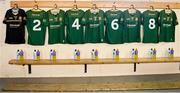 2 April 2023; A general view of the Meath dressing room before the Allianz Hurling League Division 2B Final match between Meath and Donegal at Avant Money Páirc Seán Mac Diarmada in Carrick-on-Shannon, Leitrim. Photo by Stephen Marken/Sportsfile