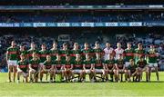 2 April 2023; The Mayo squad before the Allianz Football League Division 1 Final match between Galway and Mayo at Croke Park in Dublin. Photo by Sam Barnes/Sportsfile