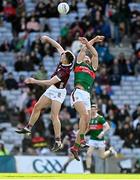 2 April 2023; Aidan O'Shea of Mayo in action against Matthew Tierney of Galway during the Allianz Football League Division 1 Final match between Galway and Mayo at Croke Park in Dublin. Photo by Ramsey Cardy/Sportsfile