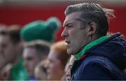 1 April 2023; Ireland head coach Greg McWilliams before the TikTok Women's Six Nations Rugby Championship match between Ireland and France at Musgrave Park in Cork. Photo by Brendan Moran/Sportsfile