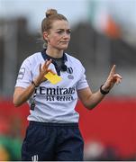 1 April 2023; Referee Hollie Davidson during the TikTok Women's Six Nations Rugby Championship match between Ireland and France at Musgrave Park in Cork. Photo by Brendan Moran/Sportsfile