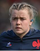 1 April 2023; Coco Lindelauf of France before the TikTok Women's Six Nations Rugby Championship match between Ireland and France at Musgrave Park in Cork. Photo by Brendan Moran/Sportsfile