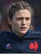 1 April 2023; Morgan Bourgeois of France before the TikTok Women's Six Nations Rugby Championship match between Ireland and France at Musgrave Park in Cork. Photo by Brendan Moran/Sportsfile