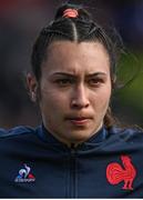 1 April 2023; Manae Feleu of France before the TikTok Women's Six Nations Rugby Championship match between Ireland and France at Musgrave Park in Cork. Photo by Brendan Moran/Sportsfile