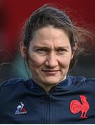 1 April 2023; Jessy Tremouliere of France before the TikTok Women's Six Nations Rugby Championship match between Ireland and France at Musgrave Park in Cork. Photo by Brendan Moran/Sportsfile