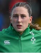 1 April 2023; Anna McCann of Ireland before the TikTok Women's Six Nations Rugby Championship match between Ireland and France at Musgrave Park in Cork. Photo by Brendan Moran/Sportsfile