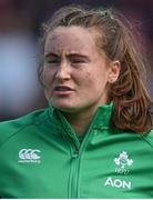 1 April 2023; Méabh Deely of Ireland before the TikTok Women's Six Nations Rugby Championship match between Ireland and France at Musgrave Park in Cork. Photo by Brendan Moran/Sportsfile