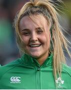 1 April 2023; Aoife Dalton of Ireland before the TikTok Women's Six Nations Rugby Championship match between Ireland and France at Musgrave Park in Cork. Photo by Brendan Moran/Sportsfile