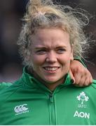 1 April 2023; Vicky Irwin of Ireland before the TikTok Women's Six Nations Rugby Championship match between Ireland and France at Musgrave Park in Cork. Photo by Brendan Moran/Sportsfile