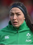 1 April 2023; Nichola Fryday of Ireland before the TikTok Women's Six Nations Rugby Championship match between Ireland and France at Musgrave Park in Cork. Photo by Brendan Moran/Sportsfile