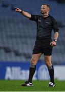 1 April 2023; Referee Anthony Nolan during the Allianz Football League Division 3 Final match between Cavan and Fermanagh at Croke Park in Dublin. Photo by Tyler Miller/Sportsfile