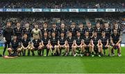 1 April 2023; The Sligo panel stand for a team photo before the Allianz Football League Division 4 Final match between Sligo and Wicklow at Croke Park in Dublin. Photo by Tyler Miller/Sportsfile