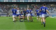 1 April 2023; The Wicklow team make their way onto the field for a team photo before the Allianz Football League Division 4 Final match between Sligo and Wicklow at Croke Park in Dublin. Photo by Tyler Miller/Sportsfile