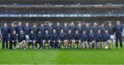 1 April 2023; The Cavan squad stand for a team photo before the Allianz Football League Division 3 Final match between Cavan and Fermanagh at Croke Park in Dublin. Photo by Tyler Miller/Sportsfile