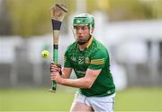 2 April 2023; James Kelly in action during the Allianz Hurling League Division 2B Final match between Meath and Donegal at Avant Money Páirc Seán Mac Diarmada in Carrick-on-Shannon, Leitrim. Photo by Stephen Marken/Sportsfile