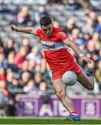 2 April 2023; Ben McCarron of Derry during the Allianz Football League Division 2 Final match between Dublin and Derry at Croke Park in Dublin. Photo by Sam Barnes/Sportsfile