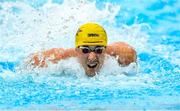 3 April 2023; Max McCusker of Dolphin competes in the Men 13 & Over 100 LC metre butterfly heats during day three of the Swim Ireland Irish Open Swimming Championships at the National Aquatic Centre in Dublin. Photo by Piaras Ó Mídheach/Sportsfile