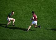 2 April 2023; Seán Kelly of Galway in action against Ryan O'Donoghue of Mayo during the Allianz Football League Division 1 Final match between Galway and Mayo at Croke Park in Dublin. Photo by Tyler Miller/Sportsfile