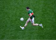 2 April 2023; Paddy Durcan of Mayo during the Allianz Football League Division 1 Final match between Galway and Mayo at Croke Park in Dublin. Photo by Tyler Miller/Sportsfile