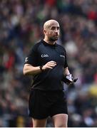 2 April 2023; Referee Brendan Cawley during the Allianz Football League Division 1 Final match between Galway and Mayo at Croke Park in Dublin. Photo by Sam Barnes/Sportsfile