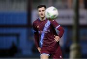 16 March 2023; Evan Weir of Drogheda United during the SSE Airtricity Men's Premier Division match between Drogheda United and Dundalk at Weavers Park in Drogheda, Louth. Photo by Stephen McCarthy/Sportsfile