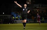 16 March 2023; Referee Paul McLaughlin during the SSE Airtricity Men's Premier Division match between Drogheda United and Dundalk at Weavers Park in Drogheda, Louth. Photo by Stephen McCarthy/Sportsfile