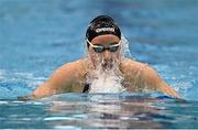 5 March 2023; Niamh Coyne of NCD Tallaght, Dublin, competes in the women's 13 and over 200m breaststroke heats during day five of the Swim Ireland Irish Open Swimming Championships at the National Aquatic Centre in Dublin. Photo by Sam Barnes/Sportsfile
