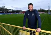 5 April 2023; Manager Tim Clancy poses for a portrait after a St Patrick's Athletic media conference at Richmond Park in Dublin. Photo by Piaras Ó Mídheach/Sportsfile