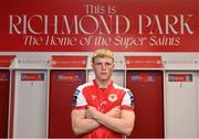 5 April 2023; Jay McGrath poses for a portrait after a St Patrick's Athletic media conference at Richmond Park in Dublin. Photo by Piaras Ó Mídheach/Sportsfile