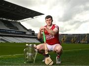 5 April 2023; Niall O’Leary of Cork poses for a portrait at the launch of the Munster GAA Championship at Pairc Ui Chaoimh in Cork. Photo by Eóin Noonan/Sportsfile