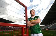 5 April 2023; Tadhg Morley of Kerry poses for a portrait at the launch of the Munster GAA Championship at Pairc Ui Chaoimh in Cork. Photo by Eóin Noonan/Sportsfile