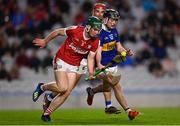 5 April 2023; Shane Kingston of Cork in action against Jack Leamy of Tipperary during the oneills.com Munster GAA Hurling U20 Championship Round 3 match between Cork and Tipperary at Páirc Uí Chaoimh in Cork. Photo by Stephen Marken/Sportsfile