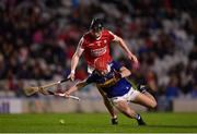 5 April 2023; Colin Walsh of Cork in action against Robert Doyle of Tipperary during the oneills.com Munster GAA Hurling U20 Championship Round 3 match between Cork and Tipperary at Páirc Uí Chaoimh in Cork. Photo by Stephen Marken/Sportsfile