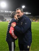 5 April 2023; Cork manager Ben O'Connor shakes hands with Tipperary manager Brendan Cummins after the oneills.com Munster GAA Hurling U20 Championship Round 3 match between Cork and Tipperary at Páirc Uí Chaoimh in Cork. Photo by Eóin Noonan/Sportsfile