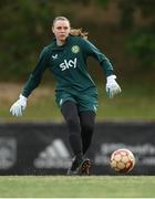 5 April 2023; Goalkeeper Megan Walsh during a Republic of Ireland women training session at Lewis-Chen Family Field in Austin, Texas, USA. Photo by Stephen McCarthy/Sportsfile