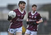 4 March 2023; Luc O'Connor of Galway during the EirGrid Connacht GAA Football U20 Championship semi-final match between Galway and Leitrim at St Jarlath's Park in Tuam, Galway. Photo by Sam Barnes/Sportsfile
