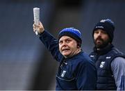 1 April 2023; Cavan manager Mickey Graham with Cavan selector Ryan McMenamin, behind, during the Allianz Football League Division 3 Final match between Cavan and Fermanagh at Croke Park in Dublin. Photo by Piaras Ó Mídheach/Sportsfile