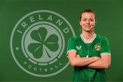 5 April 2023; Ruesha Littlejohn poses for a portrait during a Republic of Ireland Women squad portrait session at the AC Hotel in Austin, Texas, USA. Photo by Stephen McCarthy/Sportsfile