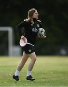 5 April 2023; Kit and equipment manager Orla Haran during a Republic of Ireland women training session at Lewis-Chen Family Field in Austin, Texas, USA. Photo by Stephen McCarthy/Sportsfile